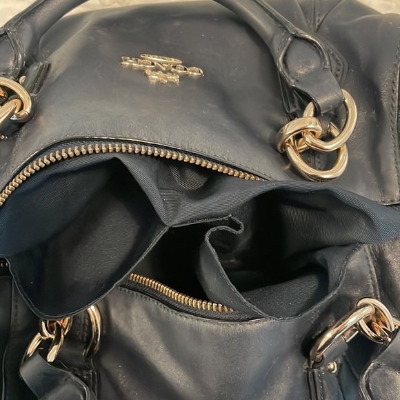 Coach #F33806 Colette Leather Satchel Shoulder Bag - Picture 10 of 13